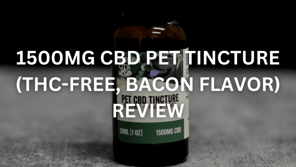 Cbd Pet Tincture Bacon Flavor